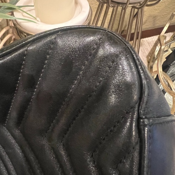 SOLD Gucci black Marmont handbag shoulder bag large chain strap - Picture 14 of 15